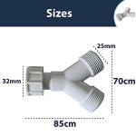 Washing Machine Y Connector Splitter for Cold Water