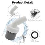 Washing Machine and Dishwasher Drain Adapter Y Connector