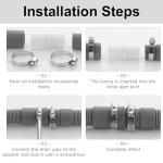 Leak-Proof Washing Machine Waste Pipe Connector 110810