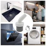 Washing Machine and Dishwasher Drain Adapter Y Connector