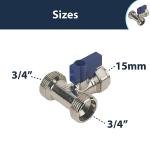 Tee Valve for Washing Machine Cold Water Feed