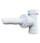 40mm Waste Trap Adaptor Tee with Nozzle