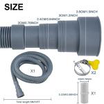 3M Flexible Washing Machine Drain Hose Kit