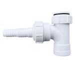 40mm Waste Trap Adaptor Tee with Nozzle