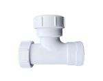 40mm Waste Trap Adaptor Tee with Nozzle