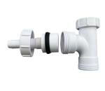 40mm Waste Trap Adaptor Tee with Nozzle