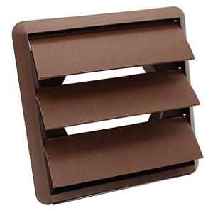 Kair Brown 155mm Air Vent with Round Spigot