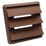 Kair Brown 155mm Air Vent with Round Spigot