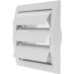 4" White Exhaust Hood Vent with Pest Guard Screen