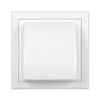 Awenta 4" Wall Vent Cover with Damper - White
