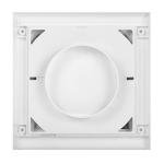 Awenta 4" Wall Vent Cover with Damper - White