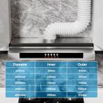 4-Inch Flexible Vent Hose for Extractor Fan