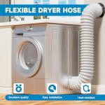 4-Inch Flexible Vent Hose for Extractor Fan