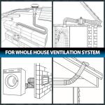 4-Inch Flexible Vent Hose for Extractor Fan