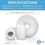 Adair 4" x 10ft Tumble Dryer Vent Hose