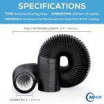 Adair 4" x 10' Flexible Tumble Dryer Vent Hose