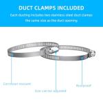 4 Inch Flexible Aluminum Ventilation Ducting Hose 5m