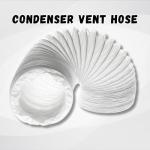 Invero 2 Meter Flexible Vent Hose for Tumble Dryers