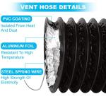 Goyada 16 Ft Tumble Dryer Vent Hose with Clamps