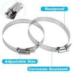 Goyada 16 Ft Tumble Dryer Vent Hose with Clamps