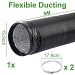 AKOLAFE 16FT Flexible Tumble Dryer Vent Hose