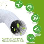 Flexible 4-Inch Tumble Dryer Vent Hose, 10FT