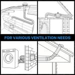 Hon&Guan 100mm Heat-Resistant Flexible Duct Hose