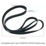 Logik LCD8W18 Tumble Dryer V-Belt 2010mm