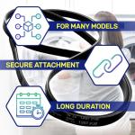 Whirlpool Poly-V Washing Machine Belt 1207 PJE 4