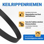 Replacement V-Belt for Whirlpool Tumble Dryers