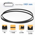 Replacement V-Belt for Whirlpool Tumble Dryers