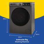 Russell Hobbs 8kg Freestanding Washing Machine, Grey