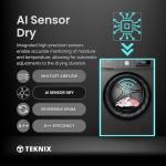 Teknix 8kg Heatpump Front Load Tumble Dryer
