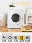 FOHERE 4KG Compact Vented Tumble Dryer with 5 Settings