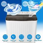 Portable Twin Tub Washing Machine & Spin Dryer