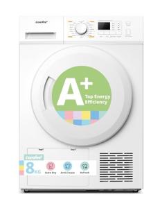 Comfee 8kg Heat Pump Tumble Dryer, 16 Programs