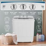 Portable Mini Twin Tub Washing Machine 13lbs