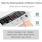 TANGZON 2-in-1 Mini Washing Machine and Dryer