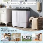 TANGZON Portable Twin Tub Washing Machine Combo