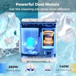 COSTWAY 8KG Twin Tub Portable Washing Machine