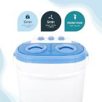 Leisurewize Portawash Twin Tub Washing Machine 2.5kg