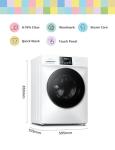 COMFEE' 10KG Freestanding Washing Machine, Steam Care