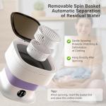 Koeutoze 10L Portable Mini Washing Machine