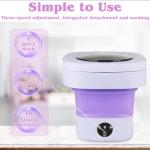 Portable 2-in-1 Washing Machine with Spin Dryer