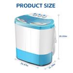 Portable Twin Tub Washer and Spinner for Small Spaces