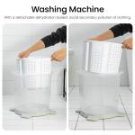 Portable Mini Hand Crank Washing Machine and Spin