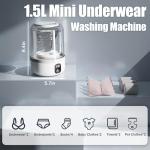 Portable Mini Washing Machine for Travel and Camping