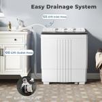 TANGZON Portable Twin Tub Washing Machine Combo