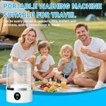 SEESUNO Mini Portable Washing Machine for Travel