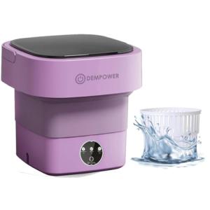 DEMPOWER 6.5L Portable Mini Washer Dryer for Small Spaces